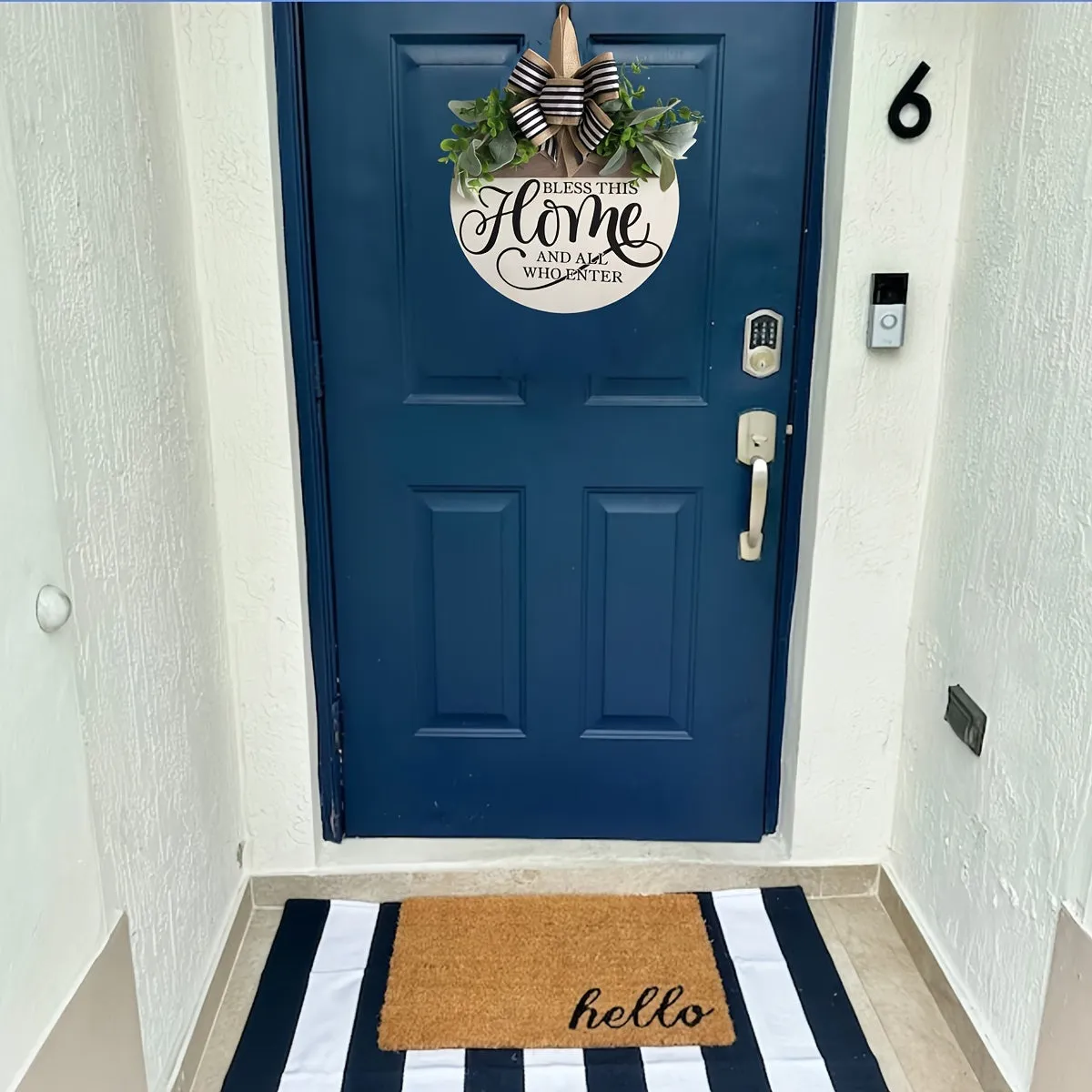 1pc Autumn Welcome Hanging Wooden Decoration for Front Door, Home, Outdoor