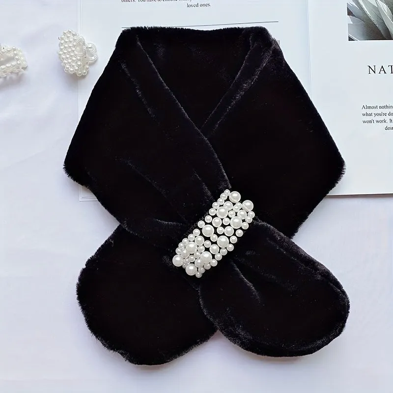 1pc Luxurious Faux Fur Scarf - Ultra-Warm and Cozy, Super-Soft and Velvety, Extreme Cold Protection, Strong Wind Resistance - Perfect for Winter, Outdoor Activities, Stylish Neck Wrap