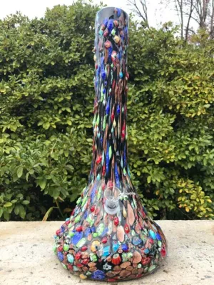 5 Pound 3D Milli Glass Bong GW3 Black