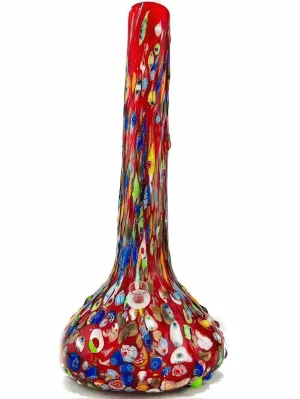 5 Pound 3D Milli Glass Bong GW3 Red