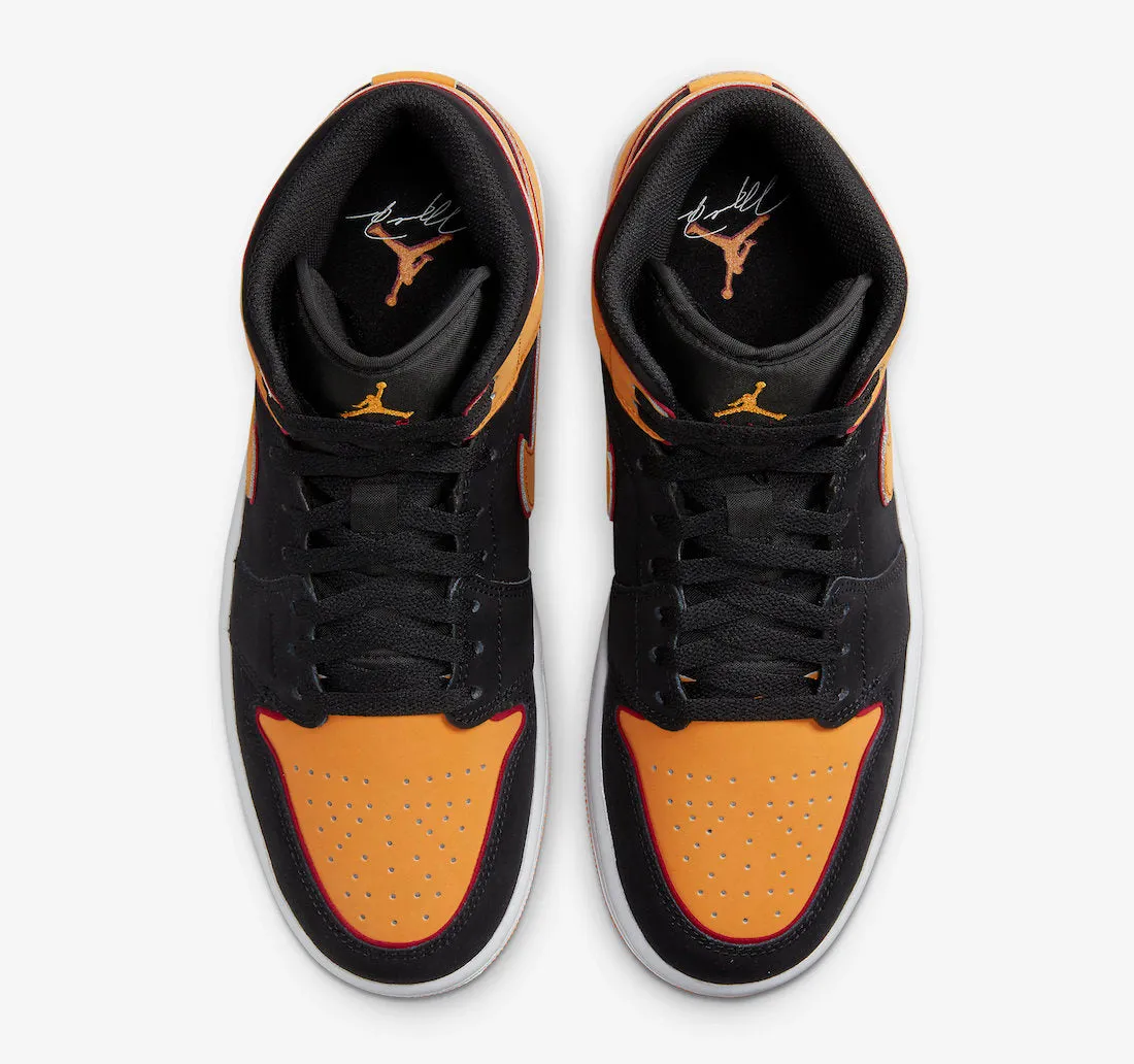 Air Jordan 1 Mid SE Black Vivid Orange FJ4923-008