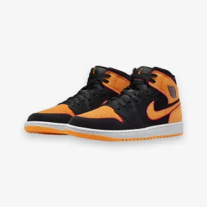 Air Jordan 1 Mid SE Black Vivid Orange FJ4923-008