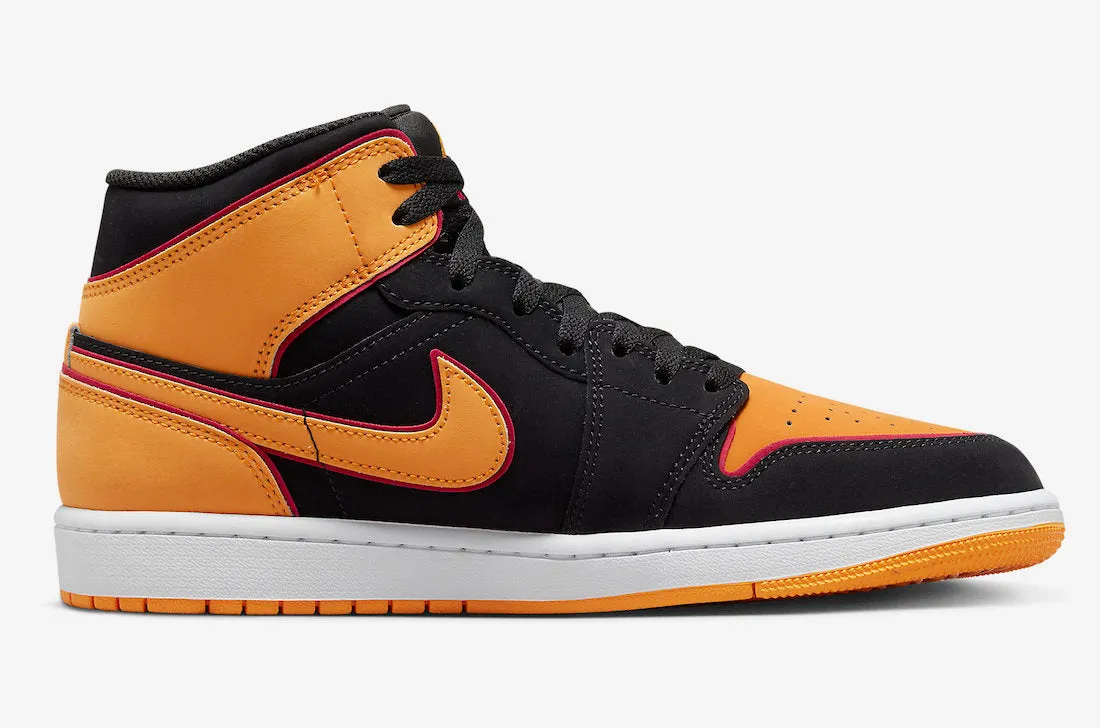 Air Jordan 1 Mid SE Black Vivid Orange FJ4923-008