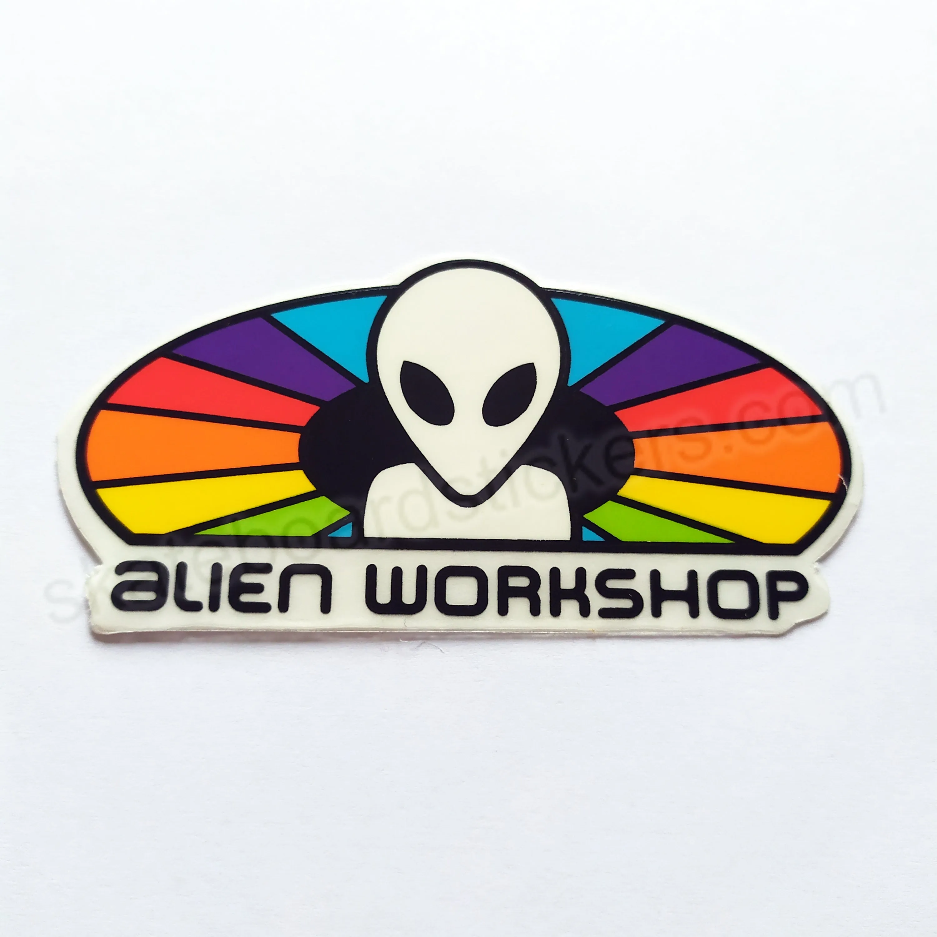 Alien Workshop Skateboard Sticker - Spectrum - 9cm across approx
