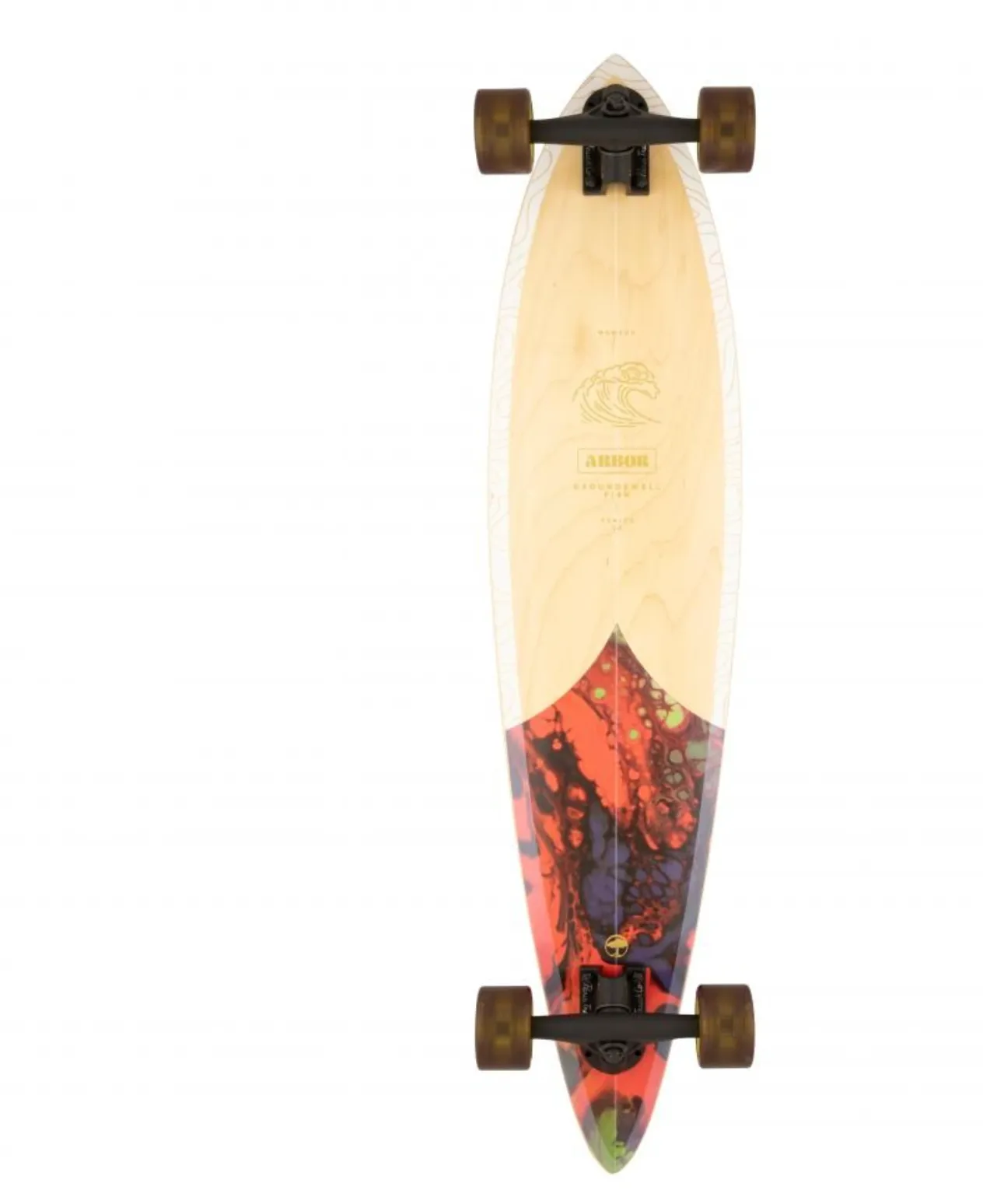 Arbor Fish 37 Inch Complete Skateboard - Groundswell