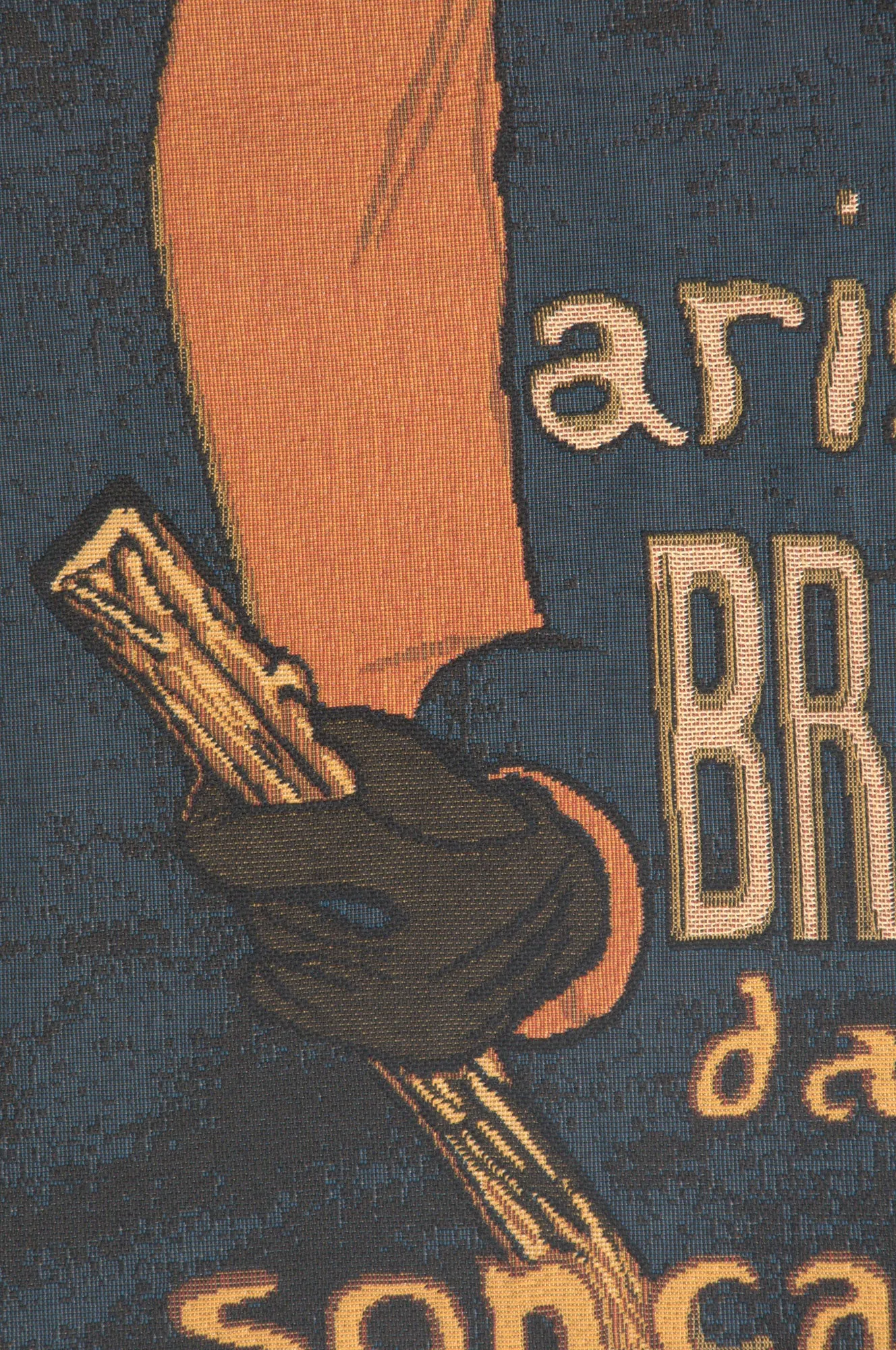 Artistide Bruant Lautrec  European Tapestry by Henri de Toulouse-Lautrec