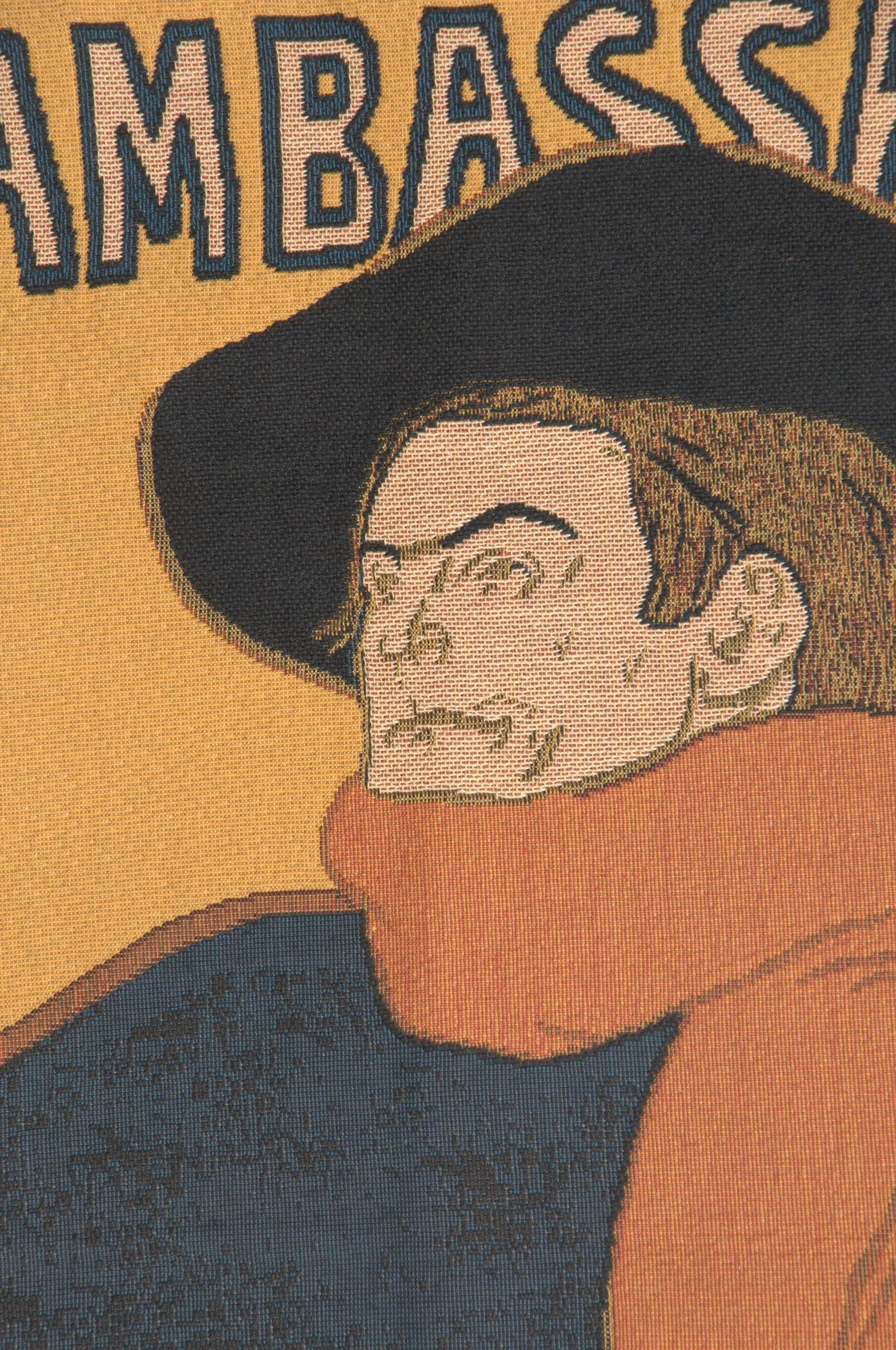 Artistide Bruant Lautrec  European Tapestry by Henri de Toulouse-Lautrec