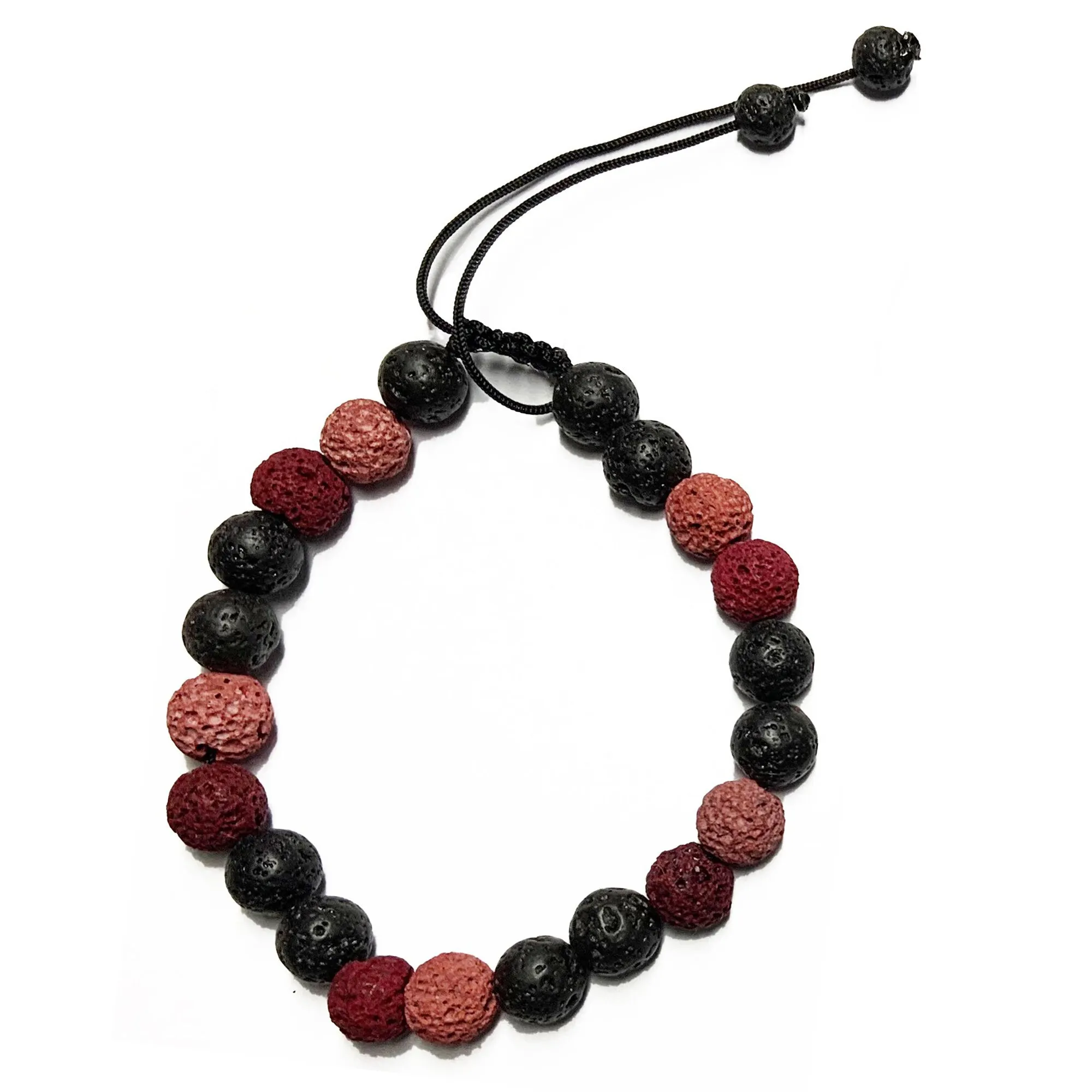 AtlanTick® Lava Bead Bracelet Ticklets: Red or Blue