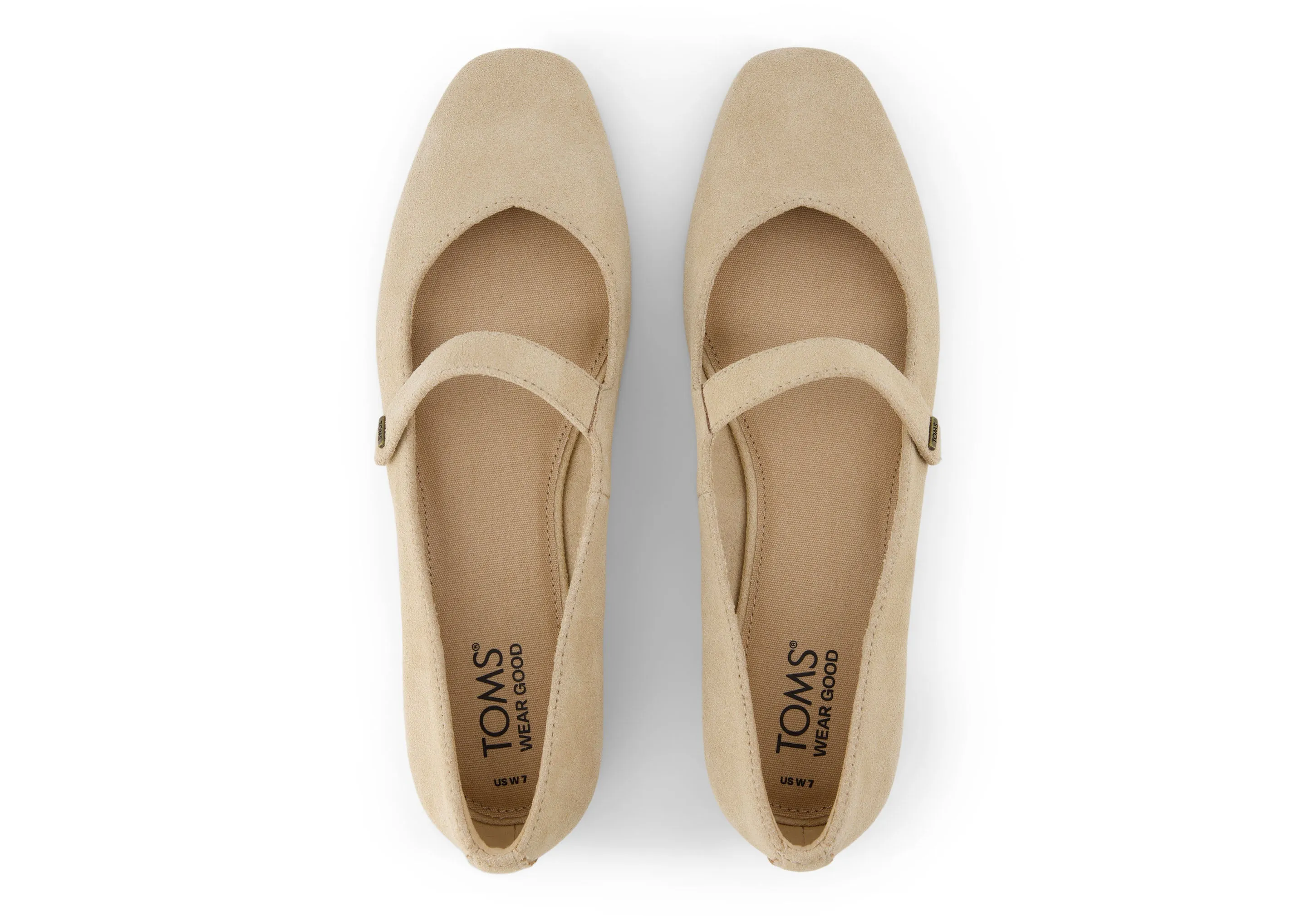 Bianca Flat - Oatmeal Suede