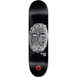 Black Label 8.38" Omar Hassan Thumbprint Skateboard Deck