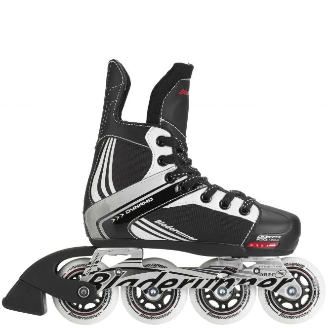 Bladerunner Dynamo Junior Roller Hockey Inline Skates - Adjustable Size 4-7 Only - Sale