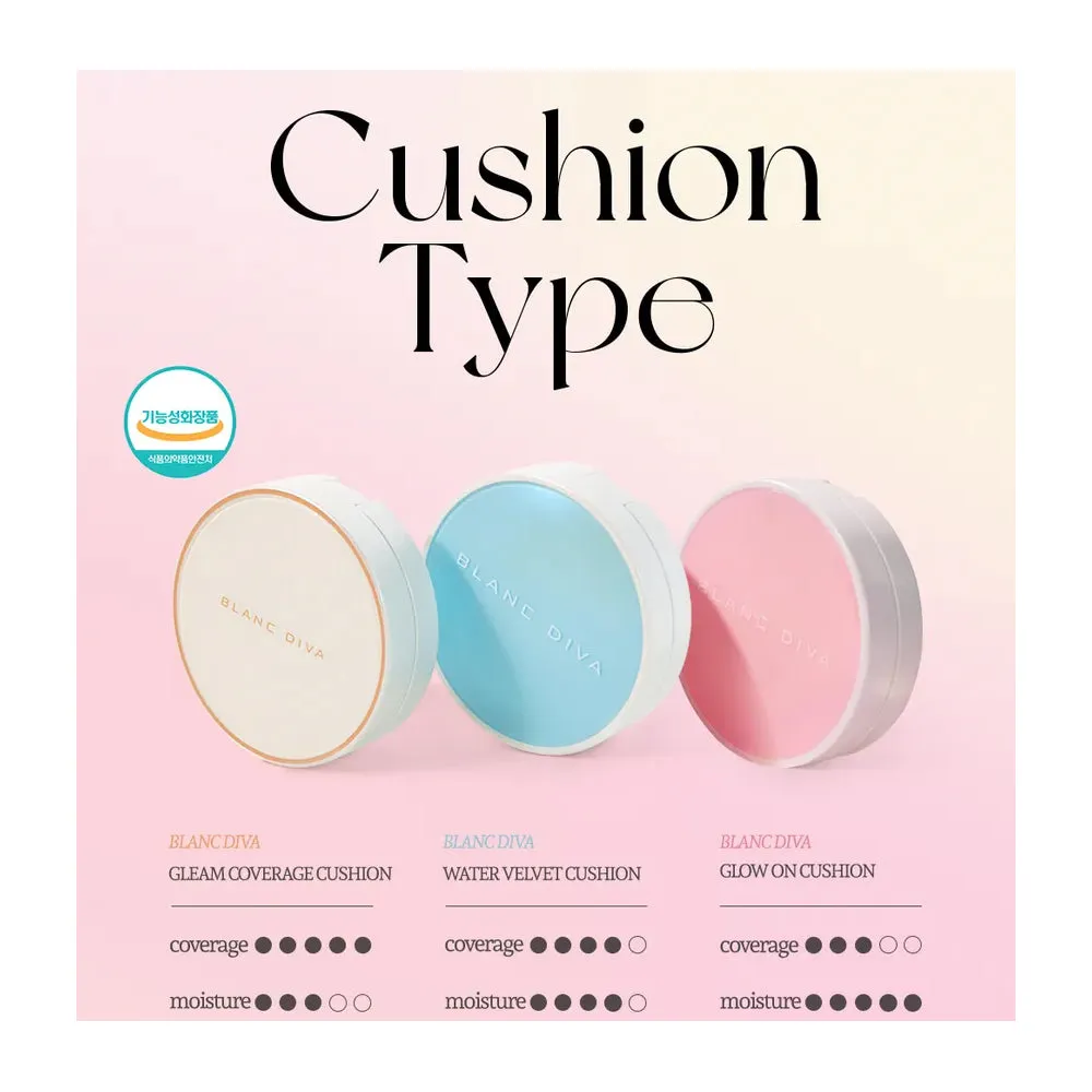 Blanc Diva Water Velvet Cushion
