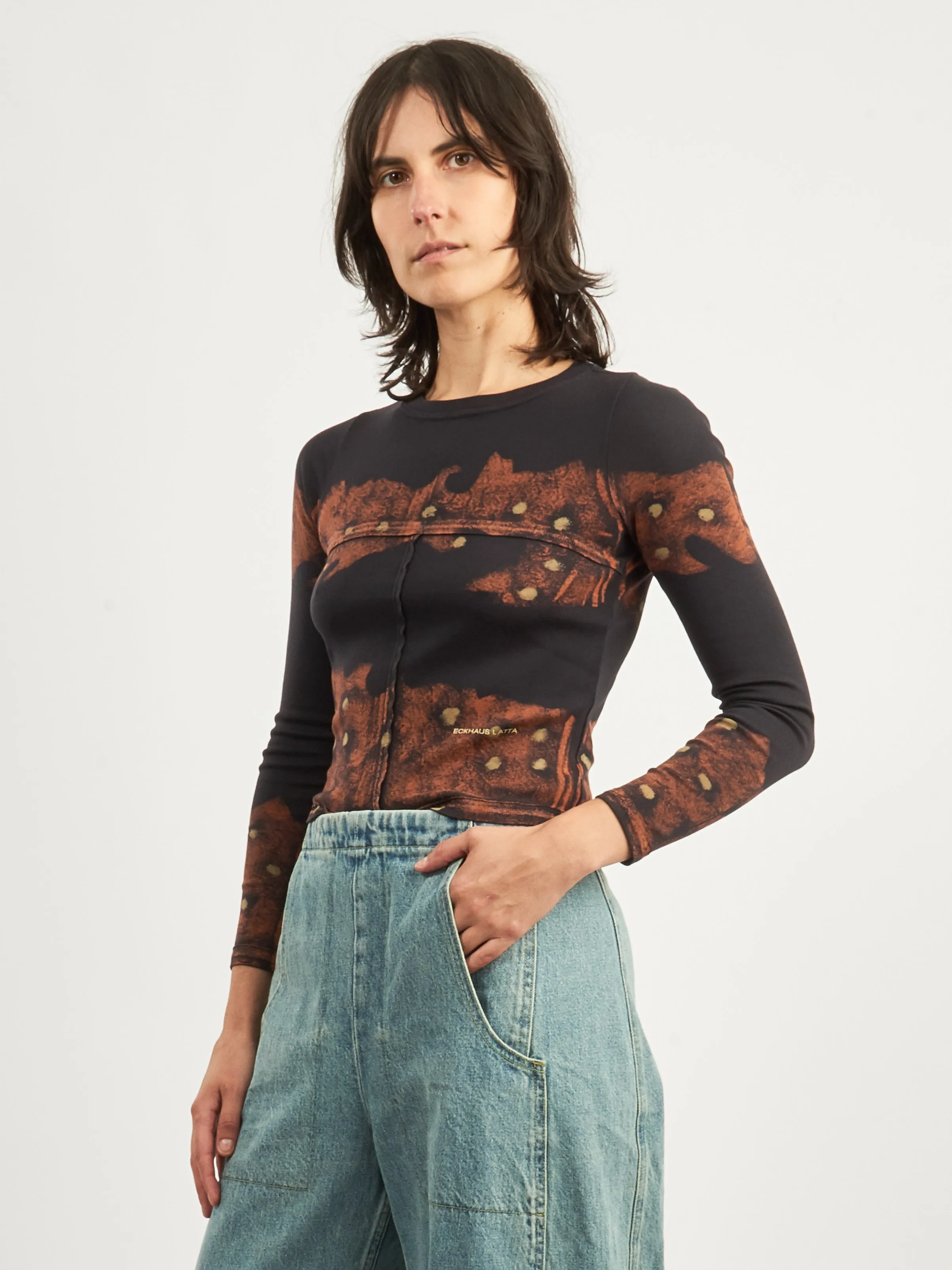 Bouquet Lapped Baby Crewneck