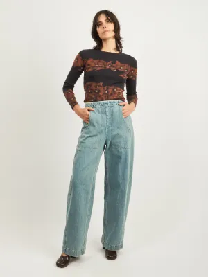 Bouquet Lapped Baby Crewneck