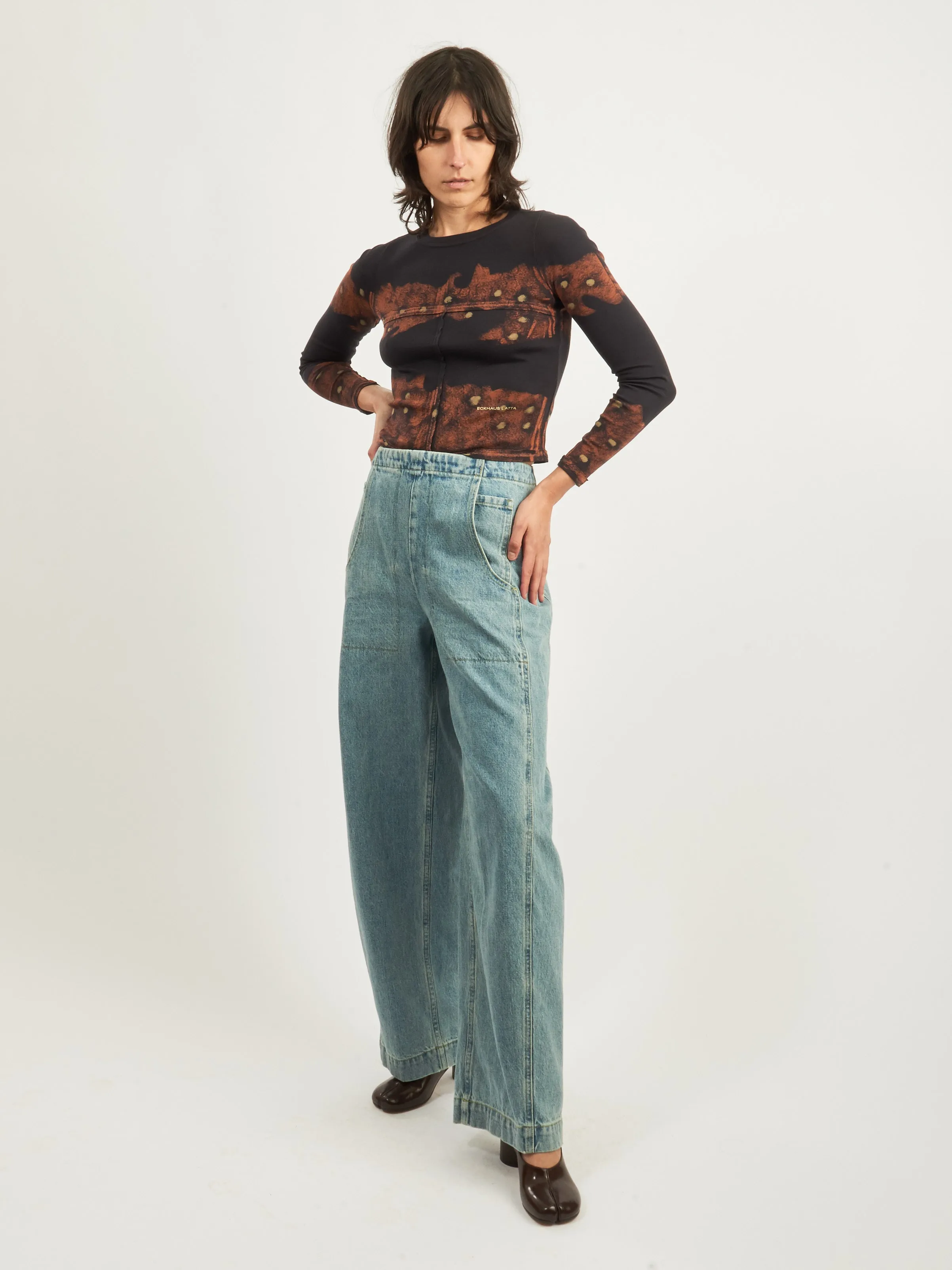 Bouquet Lapped Baby Crewneck