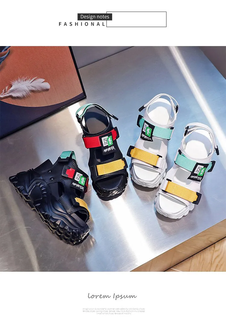 Chunky Wedge Sandals