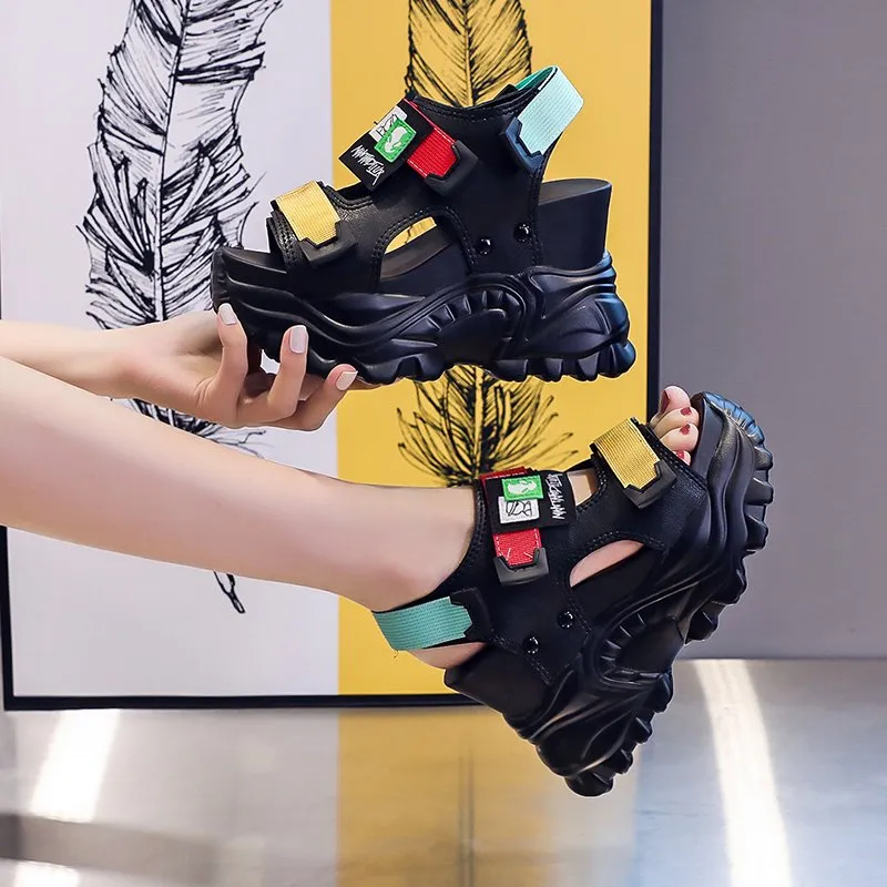 Chunky Wedge Sandals
