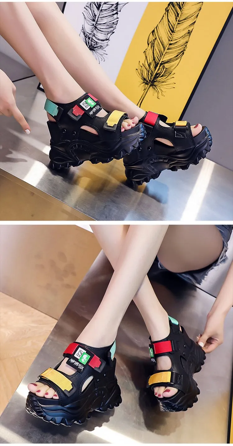 Chunky Wedge Sandals