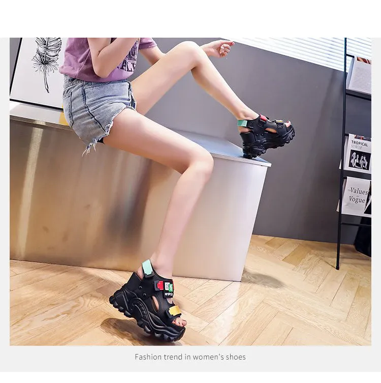 Chunky Wedge Sandals