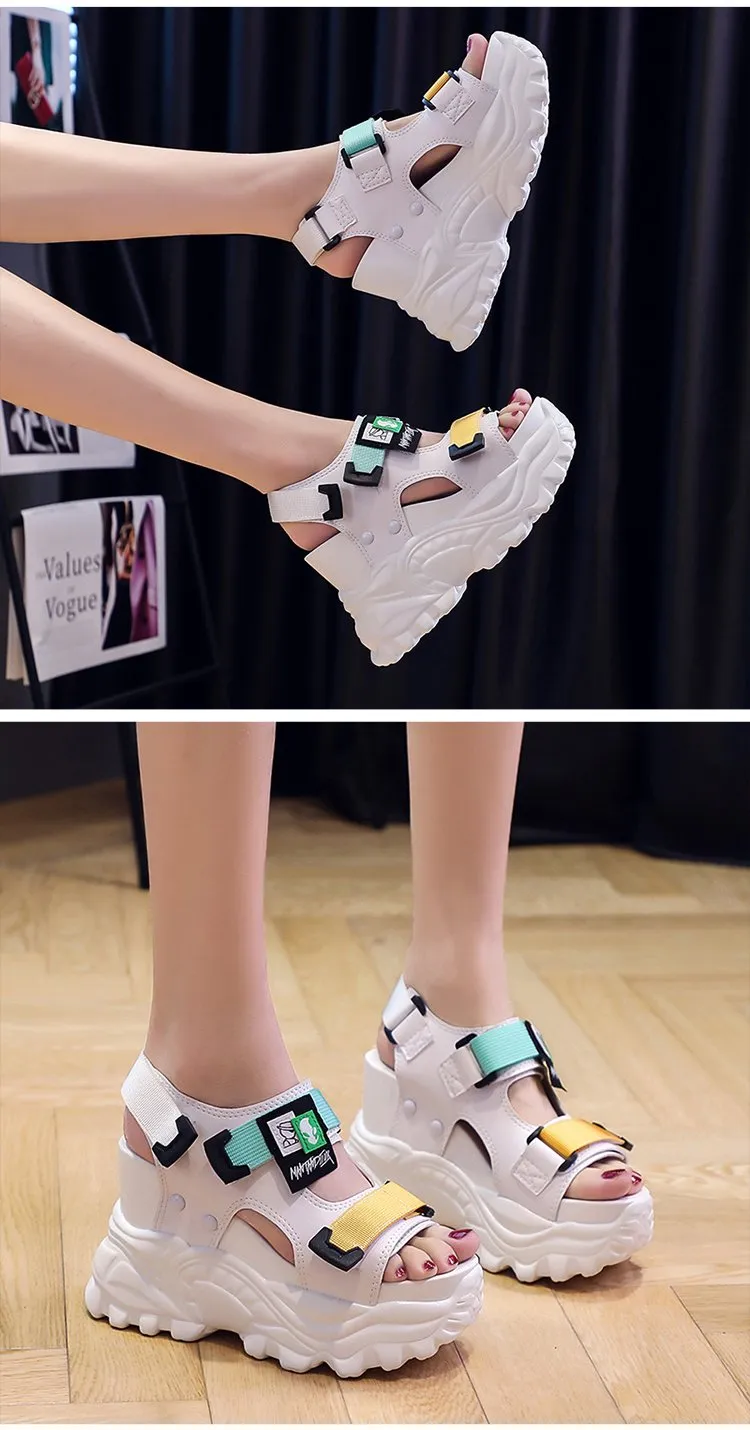 Chunky Wedge Sandals