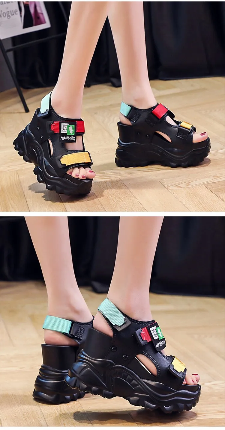 Chunky Wedge Sandals