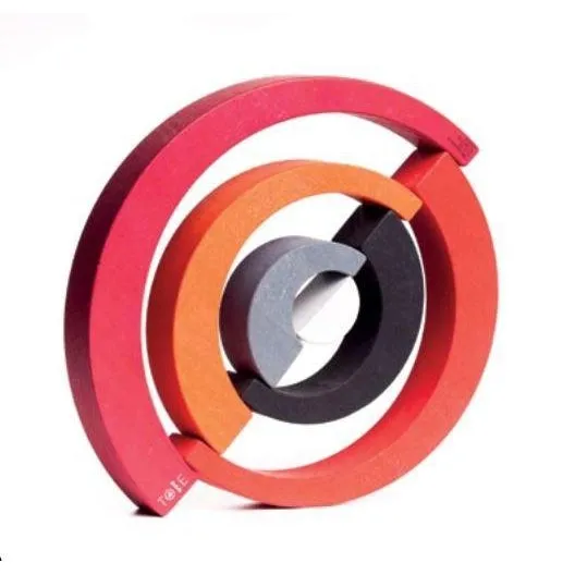 Colorful Asymmetrical Wood Arch Blocks