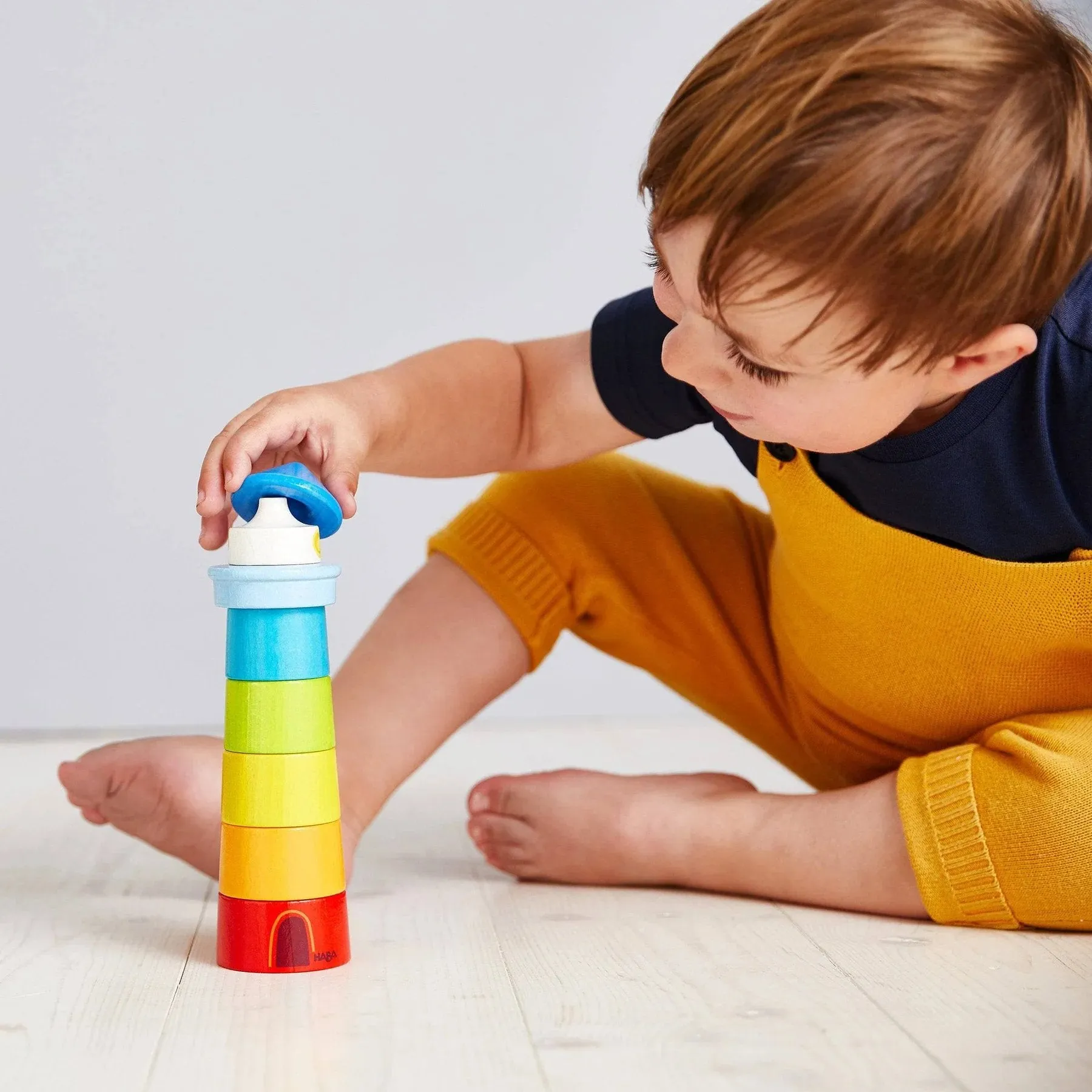Colorful Stacking Lighthouse by Haba
