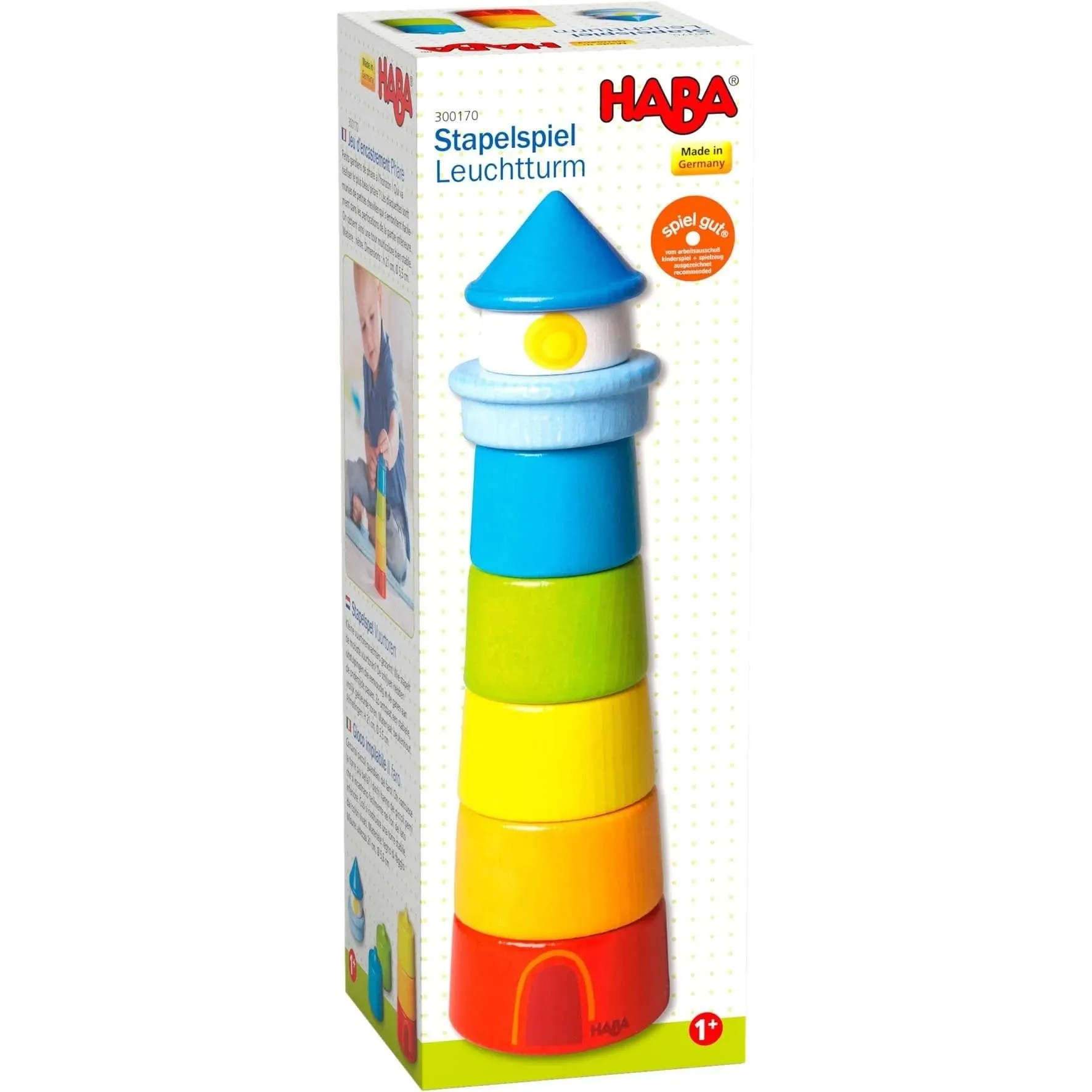 Colorful Stacking Lighthouse by Haba