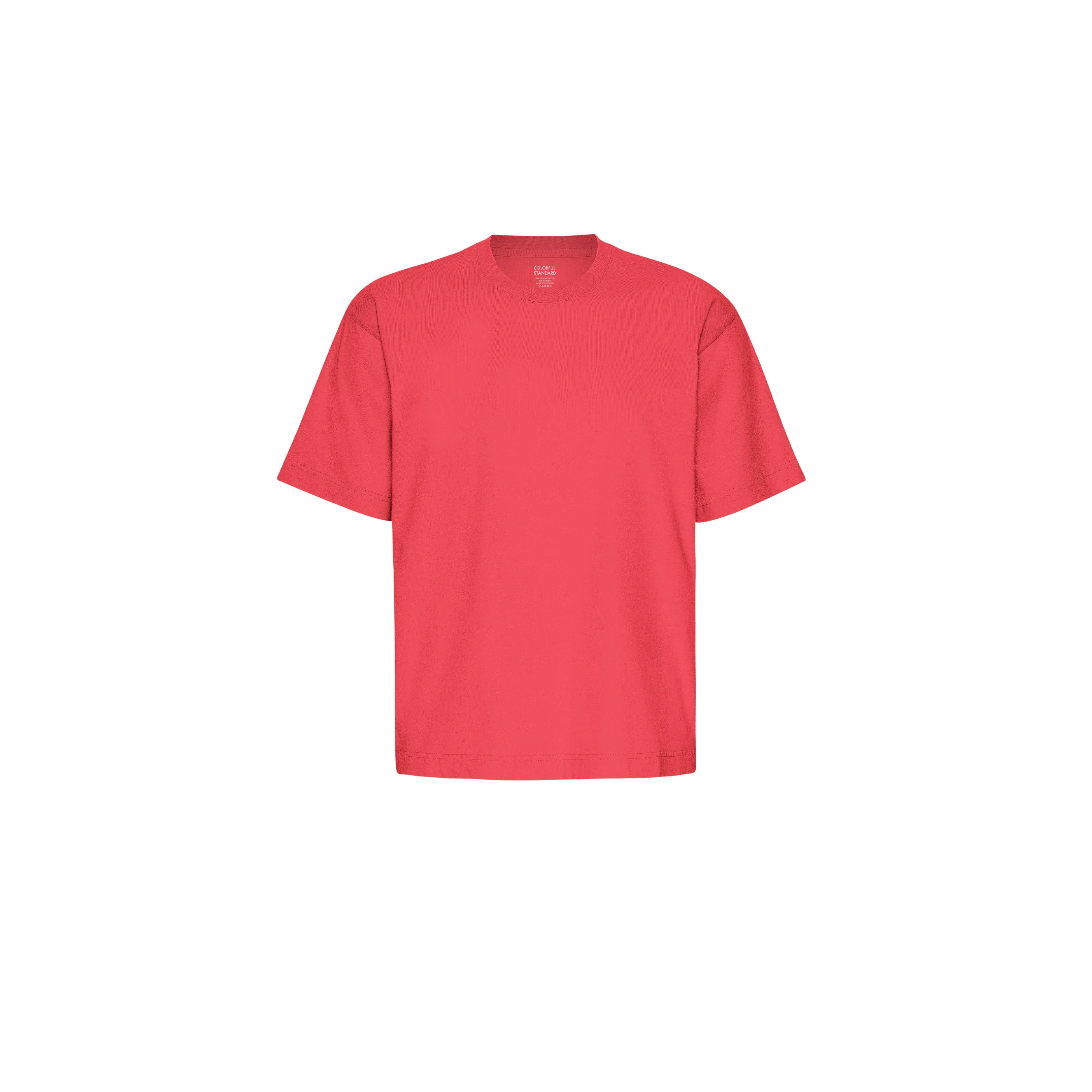 Colorful Standard Organic Oversized T-Shirt Red Tangerine