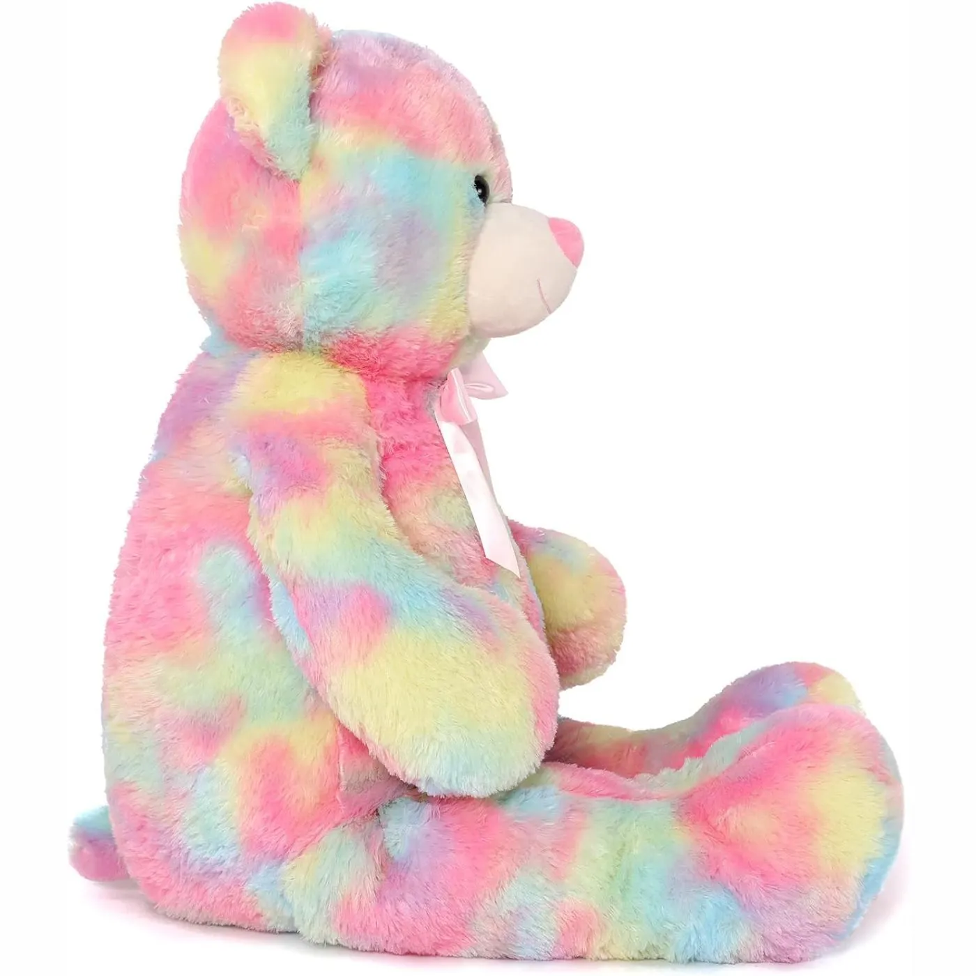 Colorful Teddy Bear Plush Toy, 39 Inches
