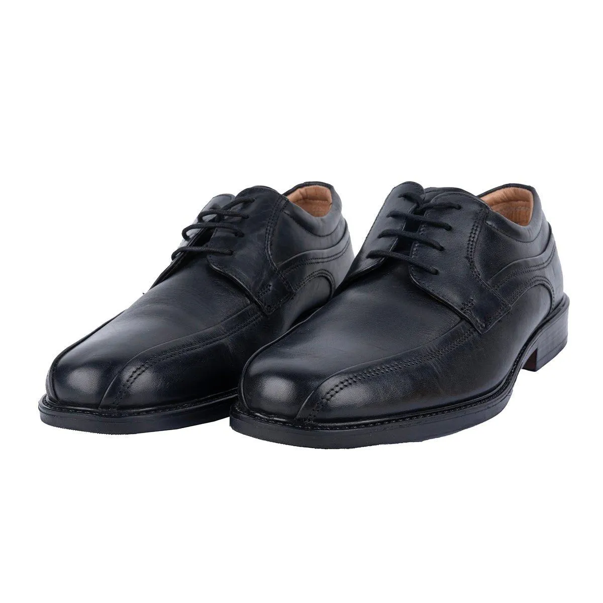 Comfort Formal Lace Ups Leather Black Colour For Men