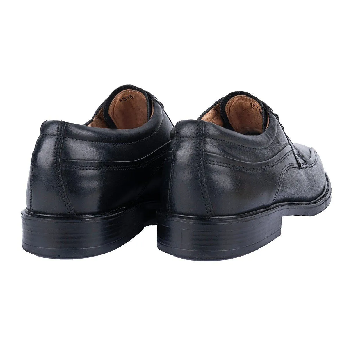 Comfort Formal Lace Ups Leather Black Colour For Men