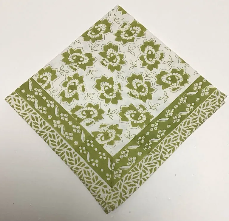 Cotton Block Printed Napkins