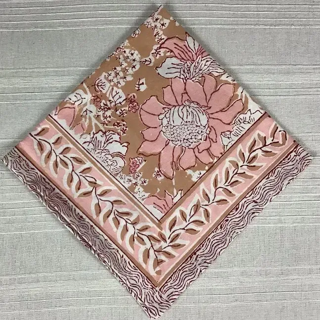 Cotton Block Printed Napkins