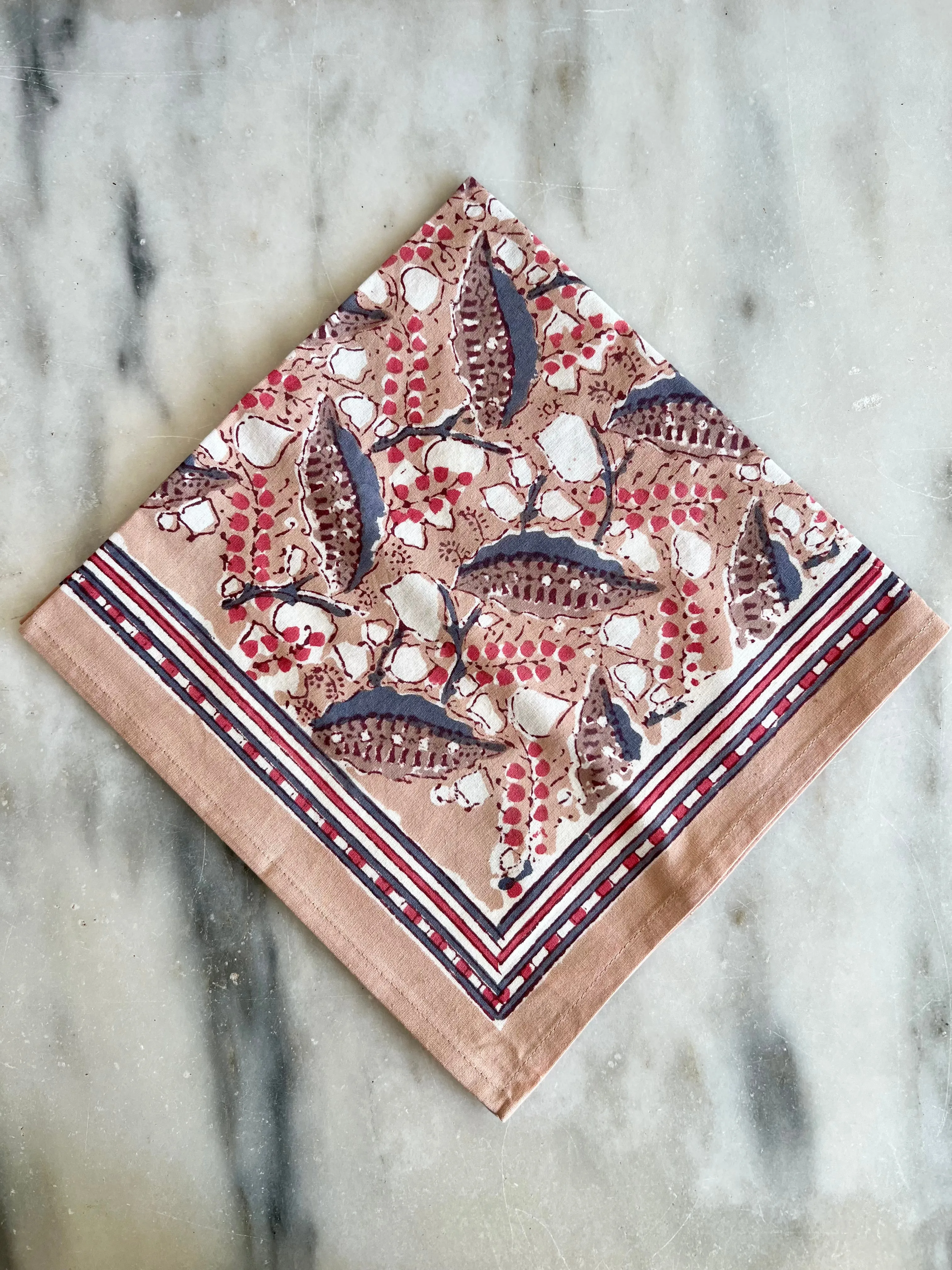 Cotton Block Printed Napkins
