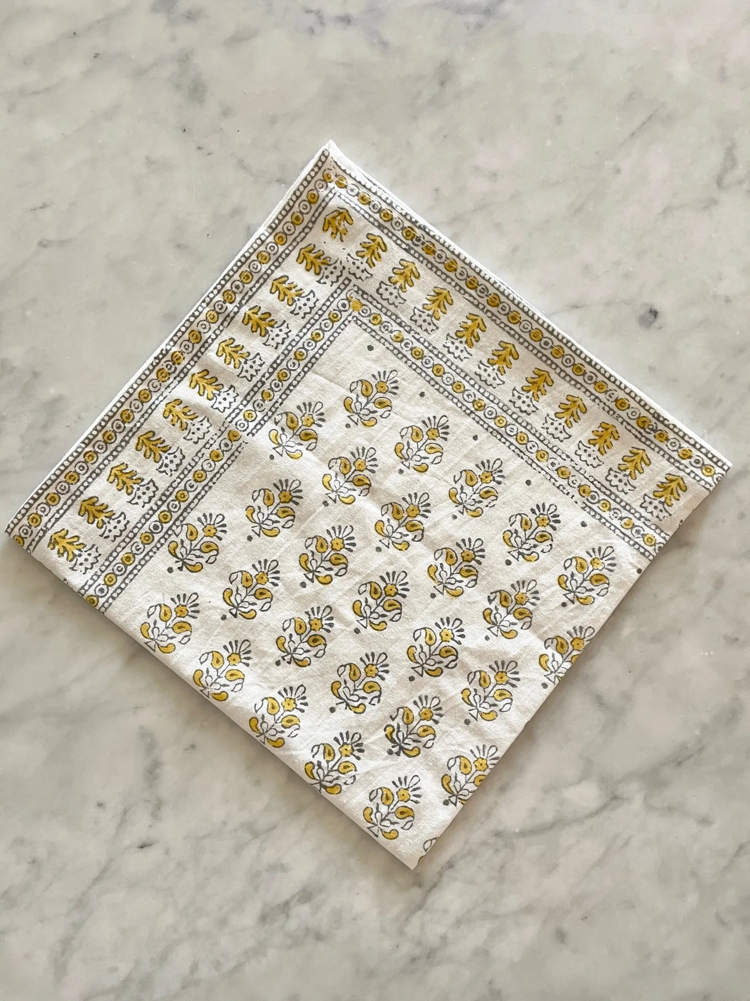 Cotton Block Printed Napkins