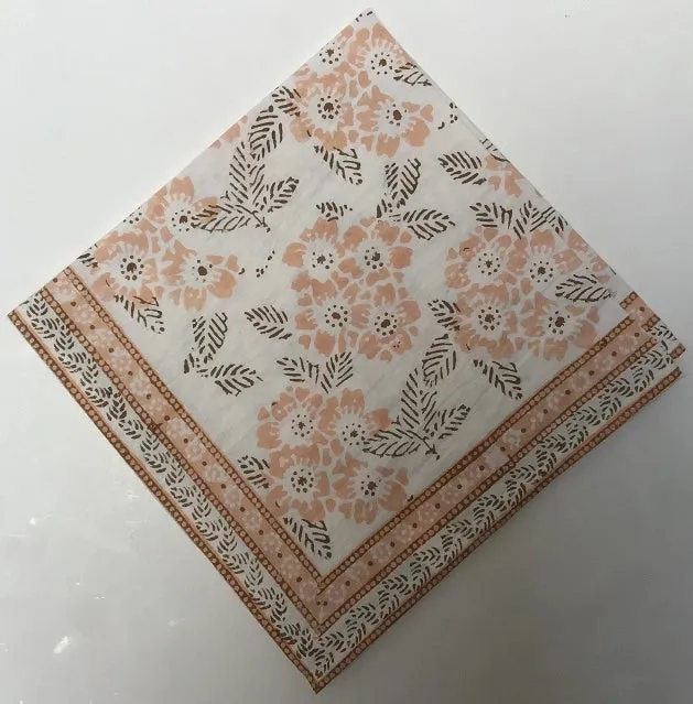 Cotton Block Printed Napkins