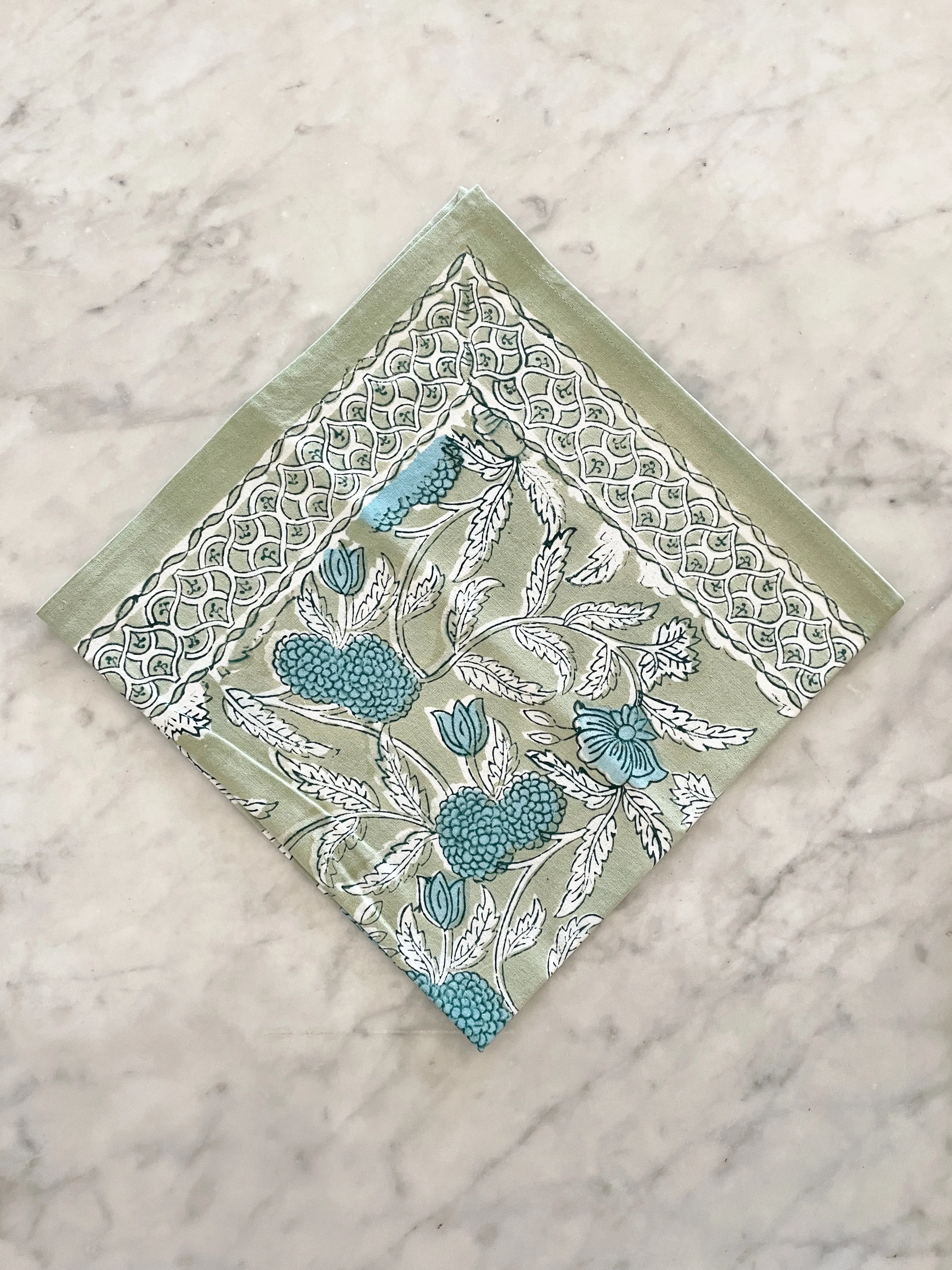 Cotton Block Printed Napkins