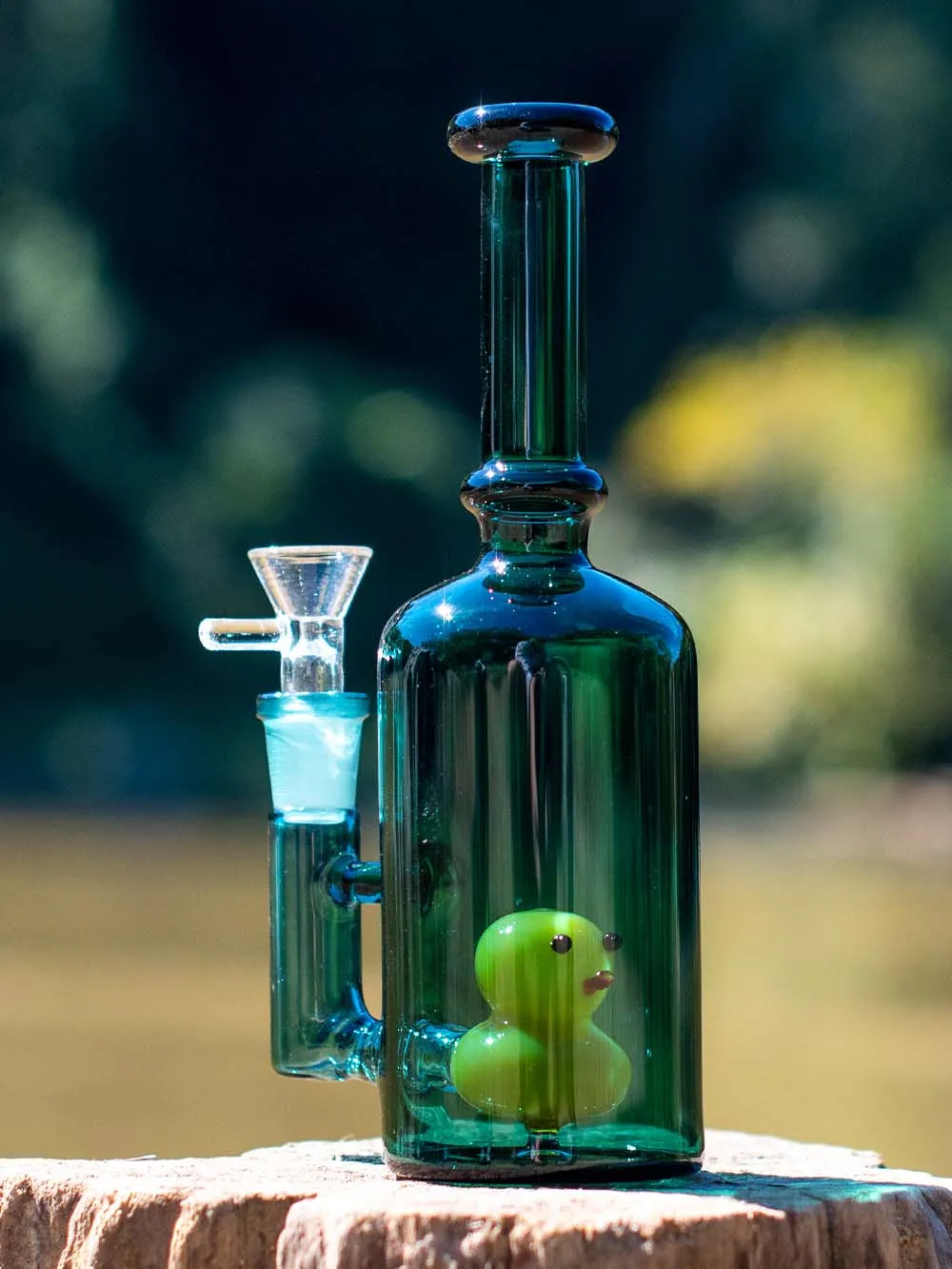 Duck in Bottle Bong