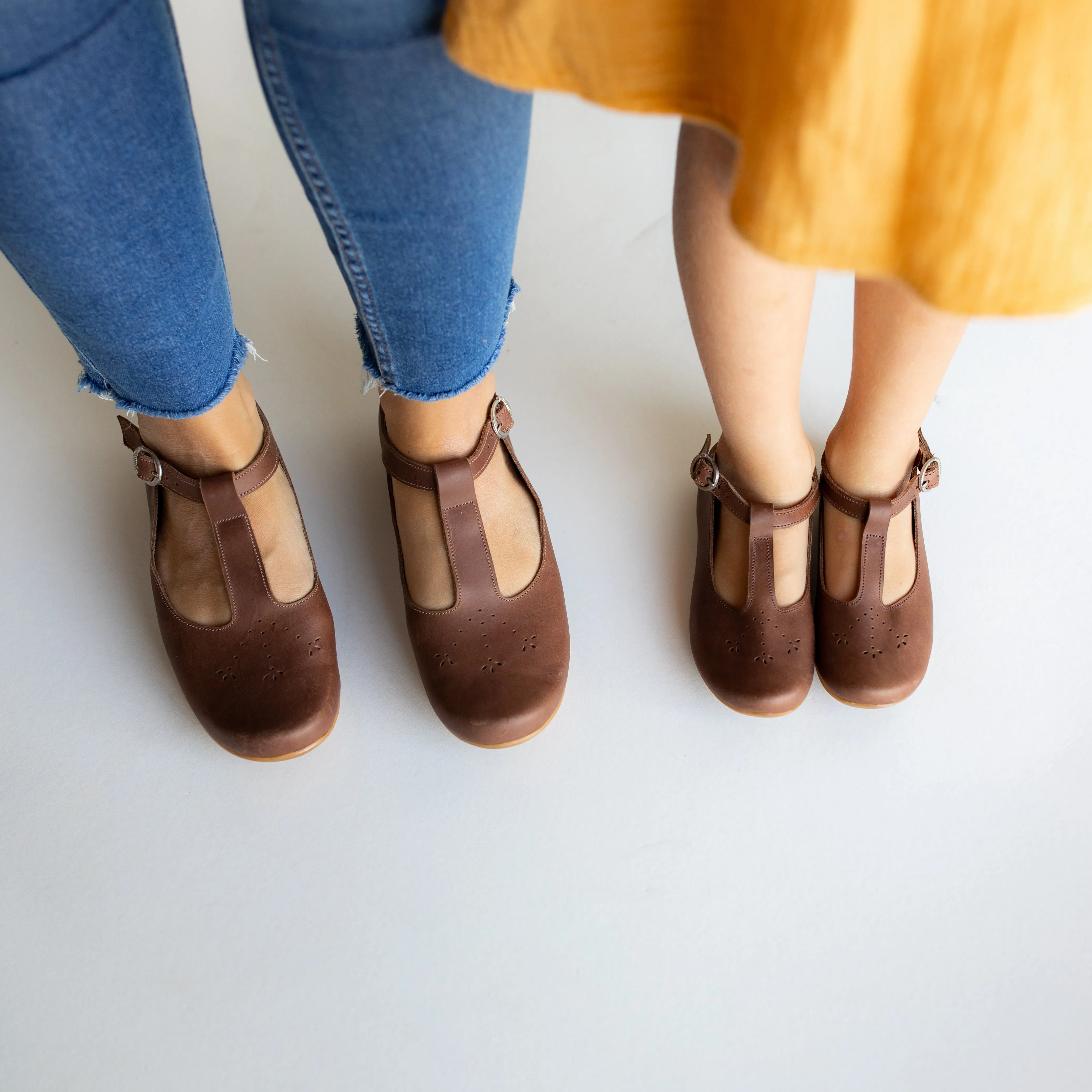 Espresso Catarina Mary Janes {Women's Leather Shoes}