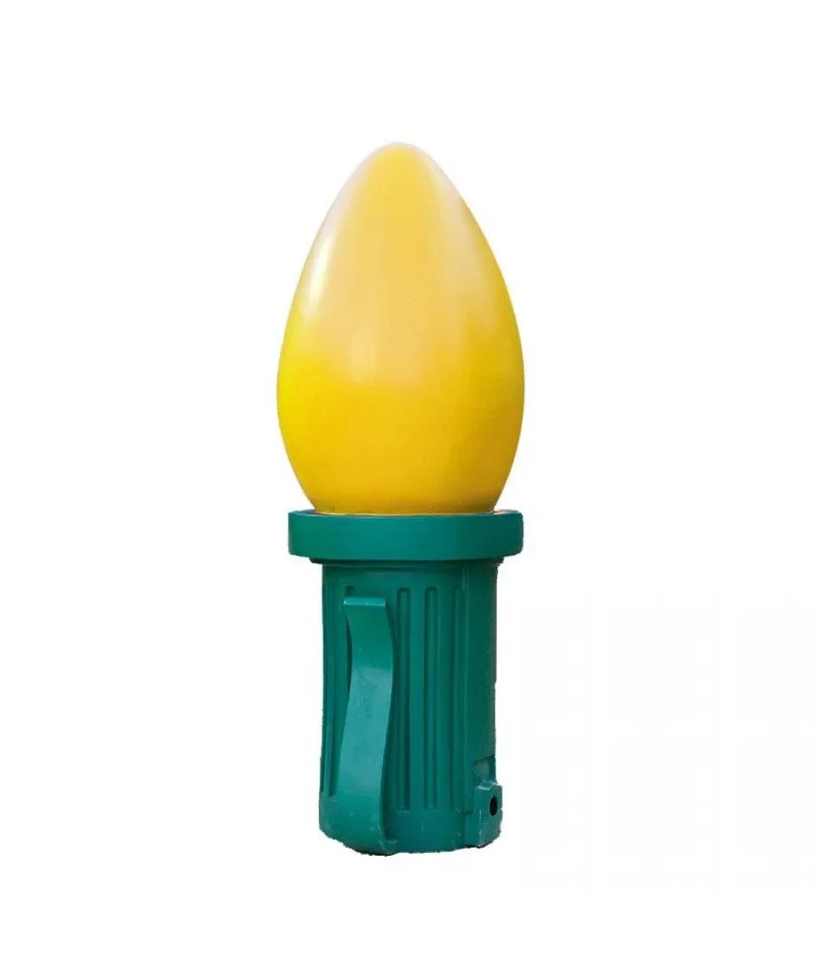 Giant Fiberglass Christmas Light Bulb