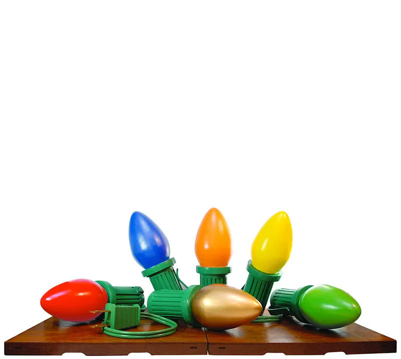 Giant Fiberglass Christmas Light Bulb