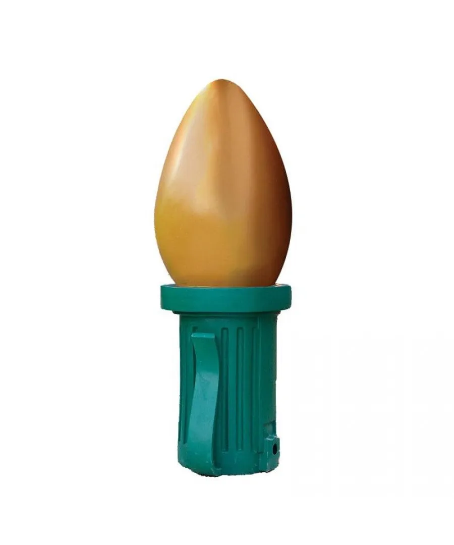Giant Fiberglass Christmas Light Bulb