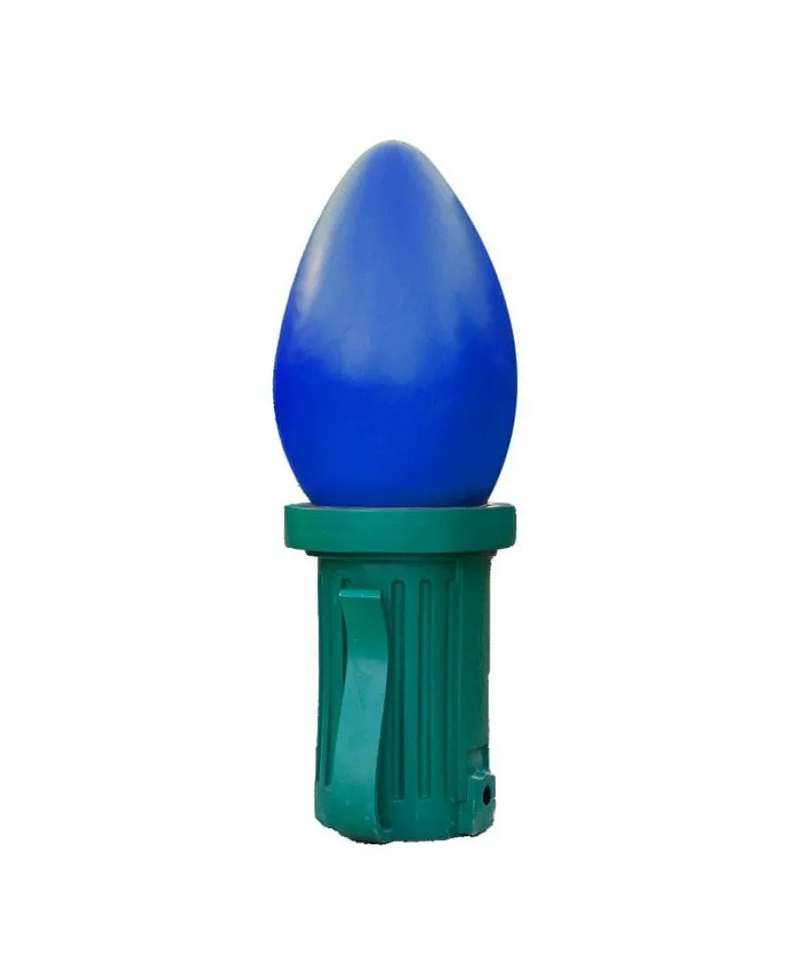 Giant Fiberglass Christmas Light Bulb