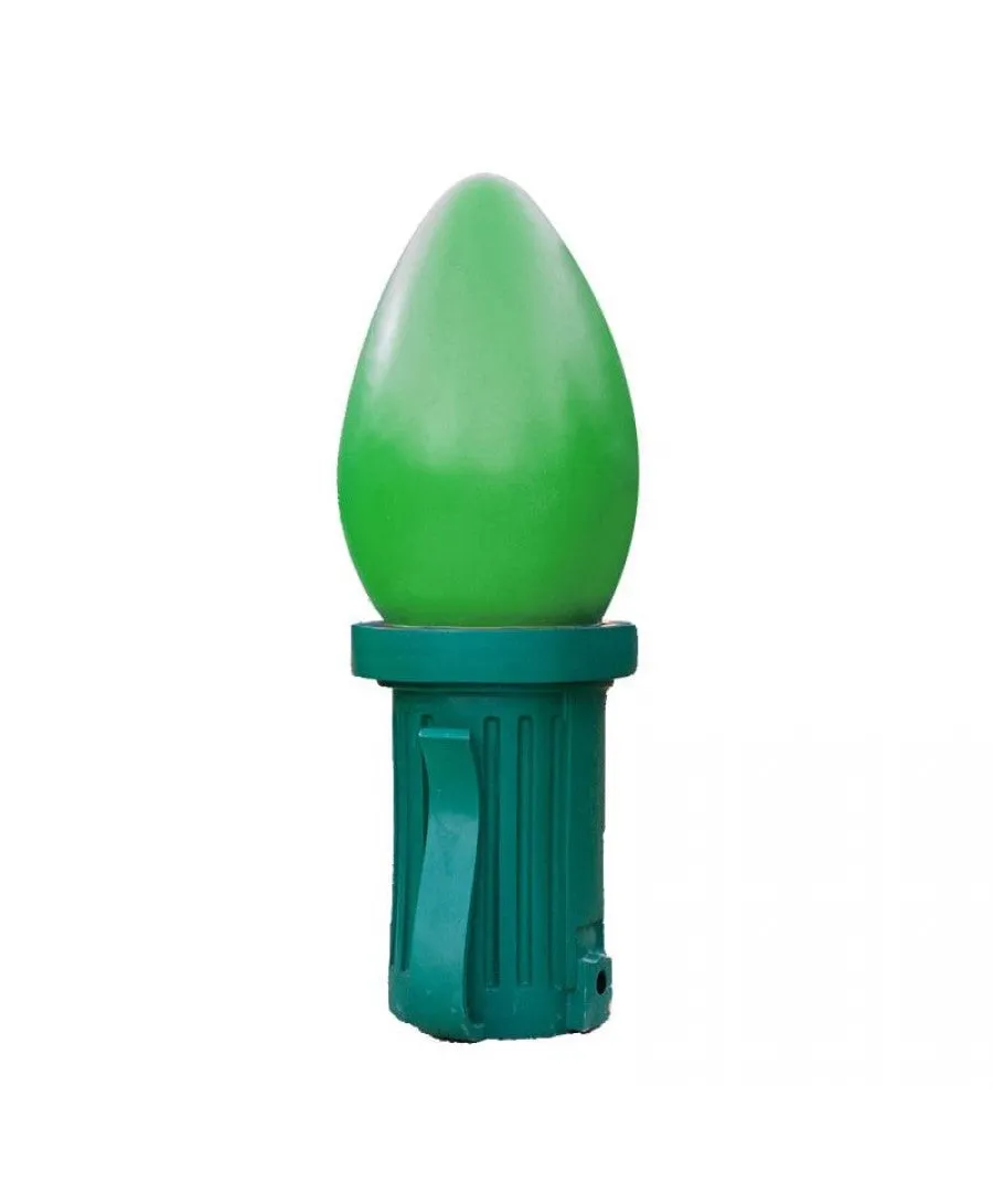 Giant Fiberglass Christmas Light Bulb