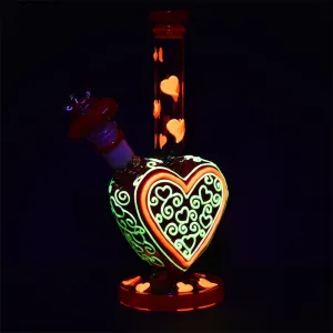 Glow in the Dark Heart Bong
