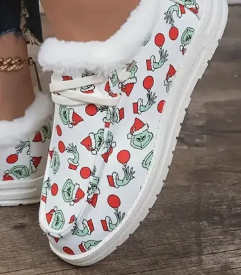 Grinch Christmas Shoes (Hey Dude style!)