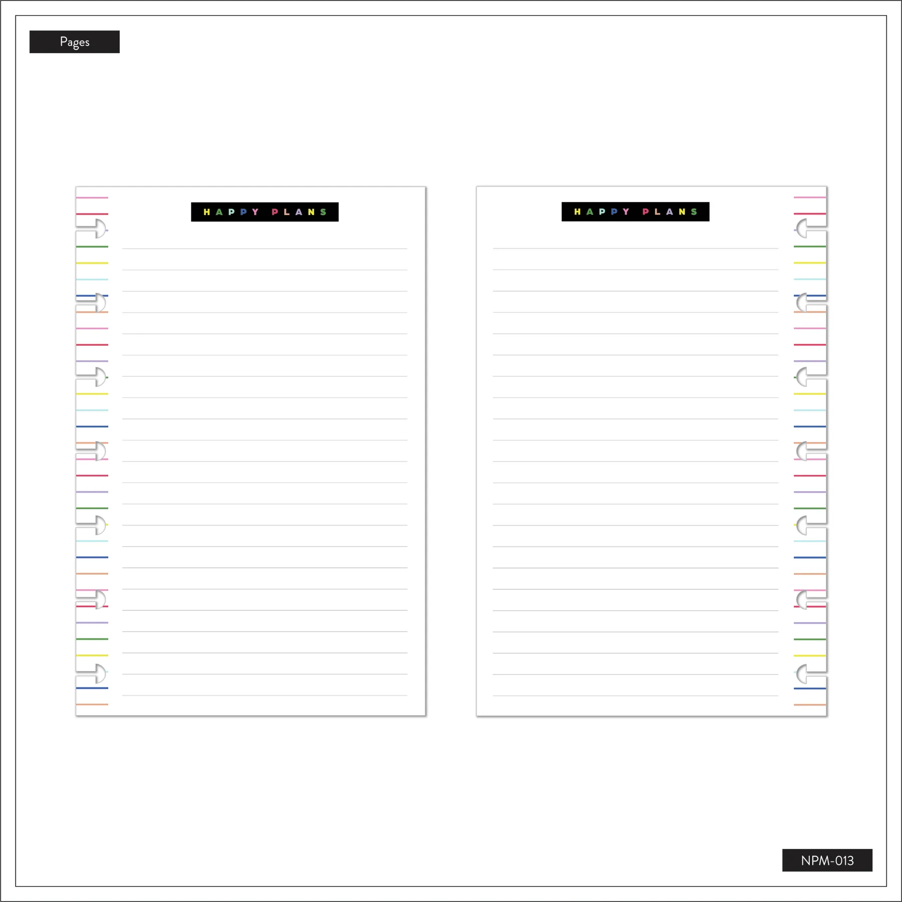 Groovin' & Movin' Mini Notebook - Lined Pages - 60 Sheets