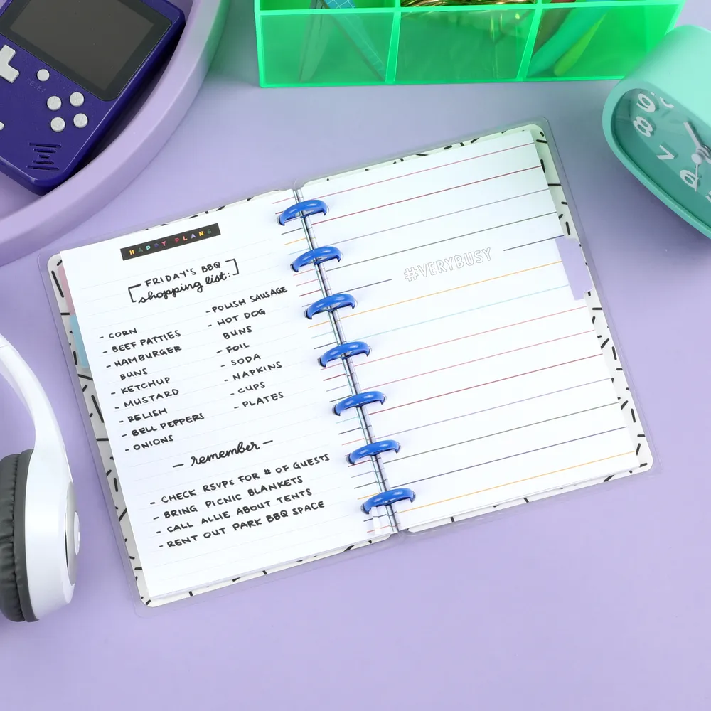 Groovin' & Movin' Mini Notebook - Lined Pages - 60 Sheets