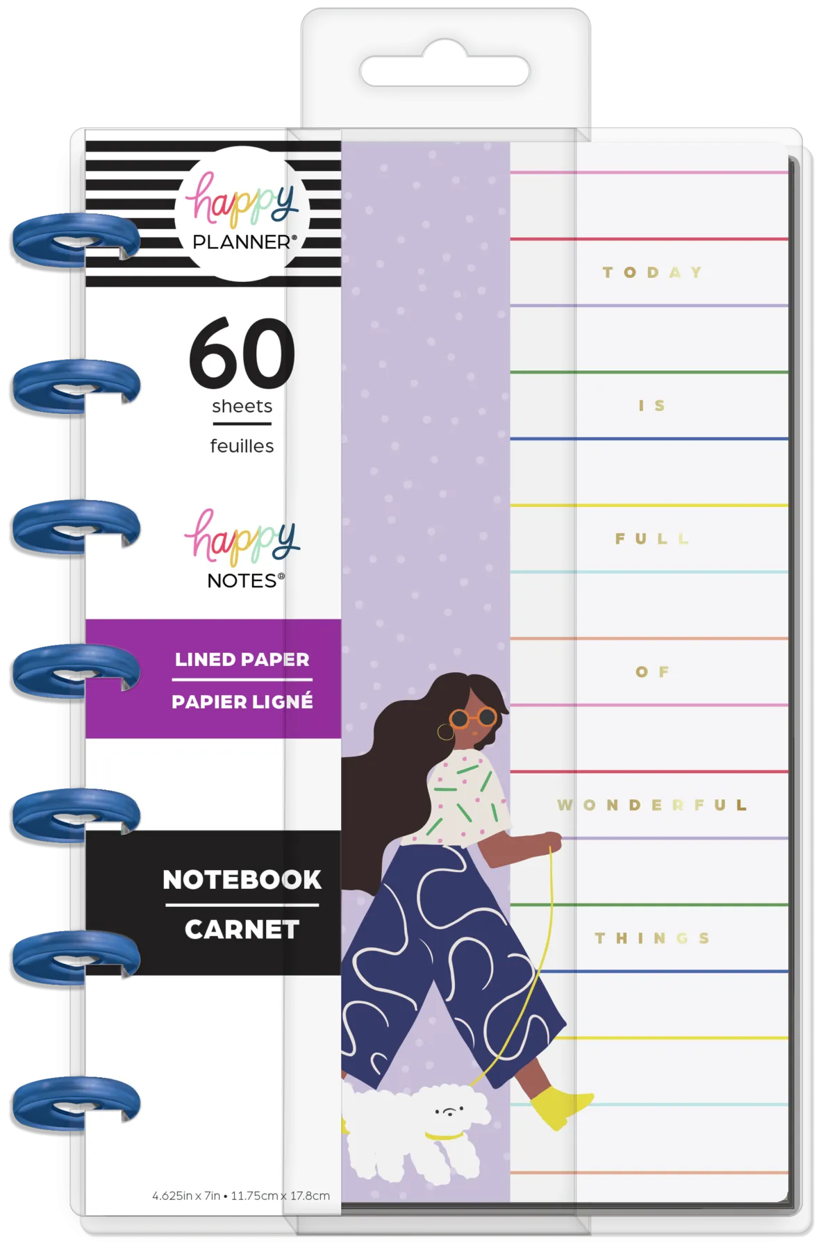 Groovin' & Movin' Mini Notebook - Lined Pages - 60 Sheets
